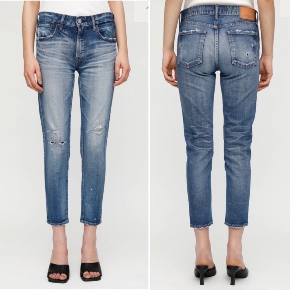 Moussy Vintage MV Lancaster Stretch Skinny Jeans Blue Size 24 - Picture 3 of 12